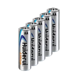 Huiderui - Pila AA / FR6 / FR14505 / 15LF - 10 unidades - Voltaje 1.5 V - Litio - Capacidad nominal 3000 mAh - Compat...