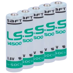 Saft - Pack de pilas AA / LS14500 - Voltaje 3.6 V - Litio / 10 Unidades - Capacidad nominal 2600 mAh - Compatible con...