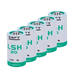 Saft - Pack de pilas LSH20 - Voltaje 3.6 V - Litio / 10 unidades - Capacidad nominal 13000 mAh - Compatible con RSI V...
