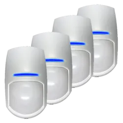 Pyronix - Pack de 10 detectores interior - Función AND/OR y Anti-enmascaramiento - Certificado Grado 3 - Rango 15 m /...