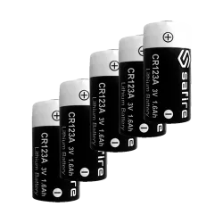 Safire - Pack de pilas CR123A - 50 unidades - Voltaje 3.0 V - Litio - Capacidad nominal 1600 mAh - Compatible con pro...