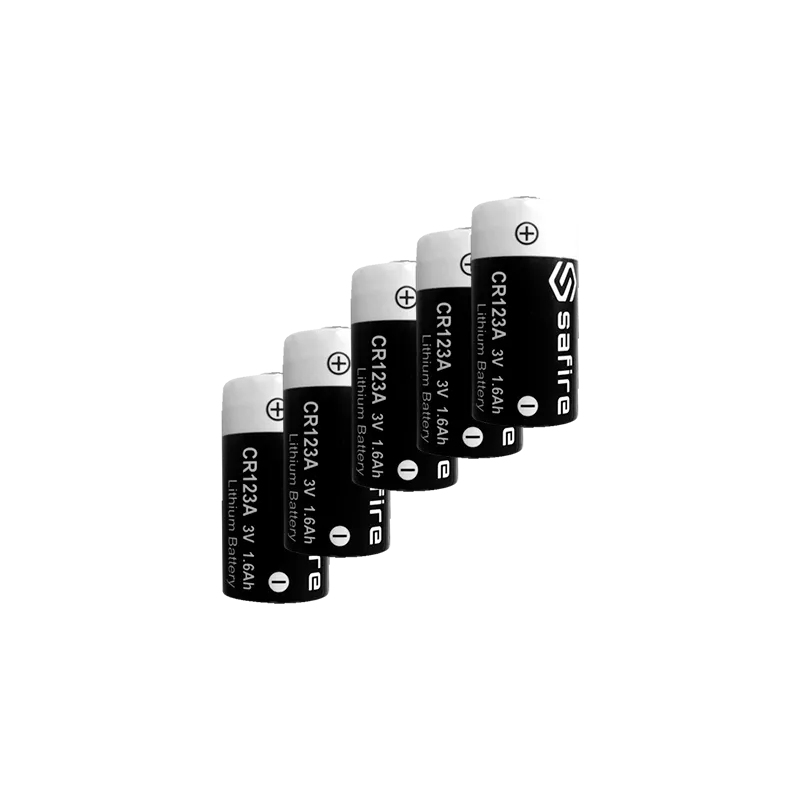 Safire - Pack de pilas CR123A - 50 unidades - Voltaje 3.0 V - Litio - Capacidad nominal 1600 mAh - Compatible con pro...