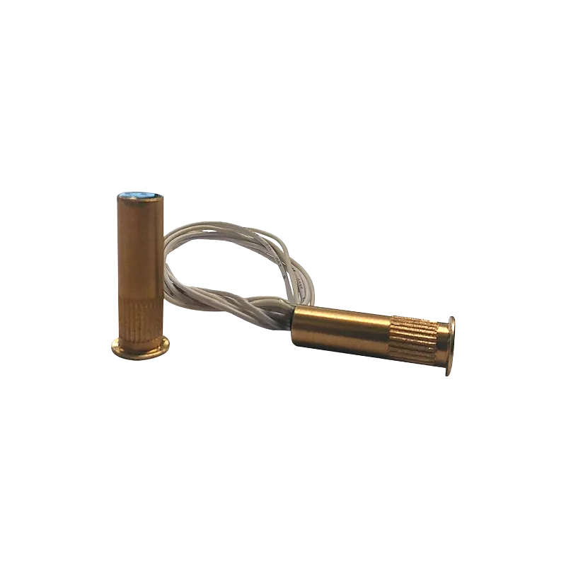 Contacto magnético FDP - Especial para empotrar en madera - Tecnología Reed - Sistema de 4 hilos - Cubierta de cobre ...