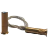Contacto magnético FDP - Especial para empotrar en madera - Tecnología Reed - Sistema de 4 hilos - Cubierta de cobre ...