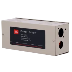 Alimentador para control de acceso - Configurable NO/NC - Salida DC 12.8V / 1.8A - Caja de metal con cerradura - Mont...
