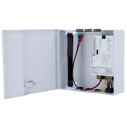 Alimentador para control de acceso - Configurable NO/NC - Salida DC 11-14V / 5A - Caja de metal con cerradura - Apto ...