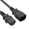 Cable de alimentacion - Para CPU - Conector C13 a C14 - 250VAC / 10A - 200cm de largo