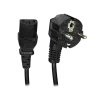 Cable a enchufe - Conector QT3 - Compatible con enchufes Tipo F - 250VAC / 16A MAX - 140cm de largo