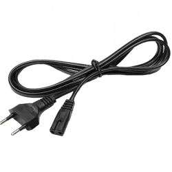 Cable a enchufe - Adaptador de CA - Compatible con enchufes Tipo F - 250VAC / 2.5A - 150cm de largo
