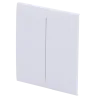 Panel táctil para interruptor de luz doble - Compatible con AJ-LIGHTCORE-2G - Retroiluminación LED - Panel táctil ce...