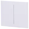 Panel táctil para interruptor doble vertical - Compatible con AJ-LIGHTCORE-2G-VERT - Retroiluminación LED - Panel tác...