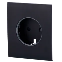 Tapa central para enchufe básico tipo F - Compatible con AJ-OUTLETCORE-BASIC - Protección contra polvo, salpicaduras,...
