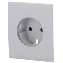 Tapa central para enchufe inteligente tipo F - Compatible con AJ-OUTLETCORE-SMART - Indicador LED sobre estado del en...