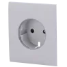 Tapa central para enchufe inteligente tipo F - Compatible con AJ-OUTLETCORE-SMART - Indicador LED sobre estado del en...