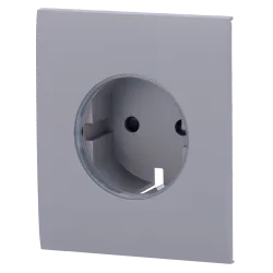Tapa central para enchufe inteligente tipo F - Compatible con AJ-OUTLETCORE-SMART - Indicador LED sobre estado del en...