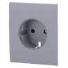 Tapa central para enchufe inteligente tipo F - Compatible con AJ-OUTLETCORE-SMART - Indicador LED sobre estado del en...