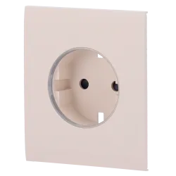 Tapa central para enchufe inteligente tipo F - Compatible con AJ-OUTLETCORE-SMART - Indicador LED sobre estado del en...