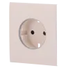Tapa central para enchufe inteligente tipo F - Compatible con AJ-OUTLETCORE-SMART - Indicador LED sobre estado del en...