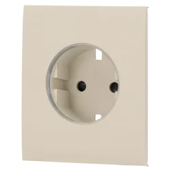 Tapa central para enchufe inteligente tipo F - Compatible con AJ-OUTLETCORE-SMART - Indicador LED sobre estado del en...
