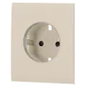 Tapa central para enchufe inteligente tipo F - Compatible con AJ-OUTLETCORE-SMART - Indicador LED sobre estado del en...
