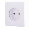 Tapa central para enchufe inteligente tipo F - Compatible con AJ-OUTLETCORE-SMART - Indicador LED sobre estado del en...