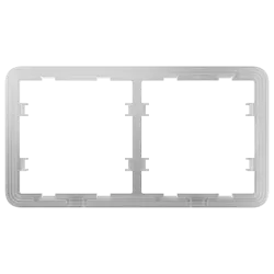 Marco para dos dispositivos - Compatible con AJ-SIDEBUTTON o AJ-SIDECOVER - Ajax - LightSwitch Frame (2 seats)