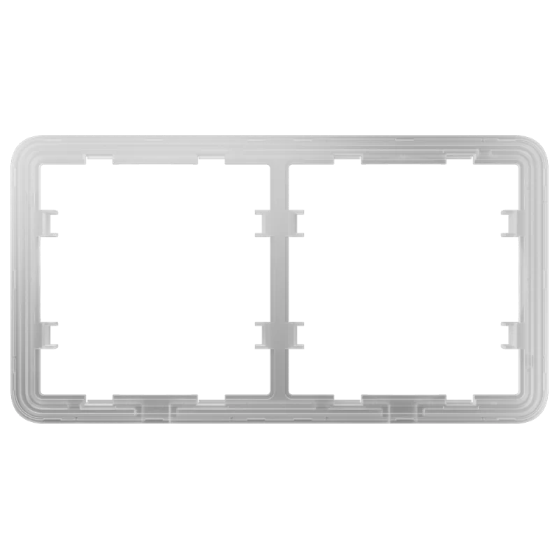 Marco para dos dispositivos - Compatible con AJ-SIDEBUTTON o AJ-SIDECOVER - Ajax - LightSwitch Frame (2 seats)