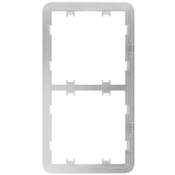 Marco vertical para dos dispositivos - Compatible con AJ-SIDEBUTTON-...-VERT - AJ-SIDECOVER-...-VERT - Ajax - LightSw...