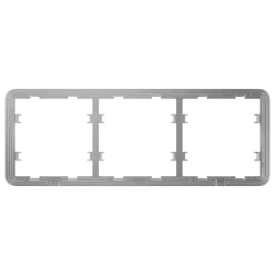 Marco para tres dispositivos - Compatible con: - 2 x AJ-SIDEBUTTON o AJ-SIDECOVER - 1 x AJ-CENTERBUTTON o AJ-CENTERC...