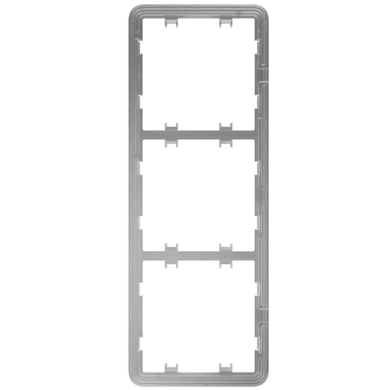 Marco vertical para tres dispositivos - Compatible con 2 x AJ-SIDEBUTTON-...-VERT - Compatible con 1 x AJ-CENTERBUTTO...