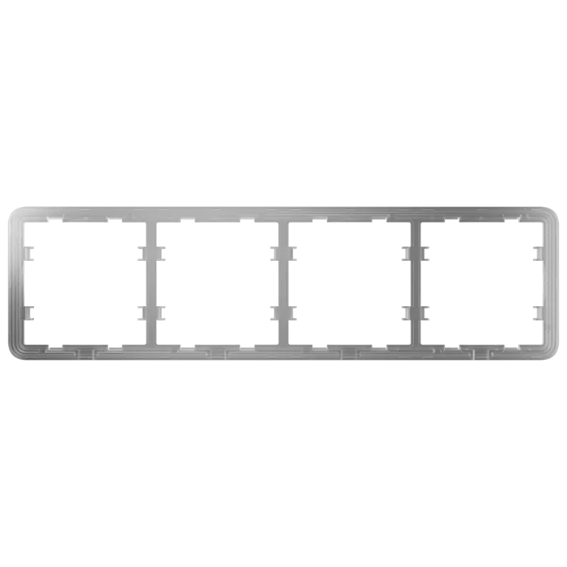 Marco para cuatro dispositivos - Compatible con 2 x AJ-SIDEBUTTON - Compatible con 2 x AJ-CENTERBUTTON - Ajax - Light...