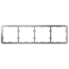 Marco para cuatro dispositivos - Compatible con 2 x AJ-SIDEBUTTON - Compatible con 2 x AJ-CENTERBUTTON - Ajax - Light...