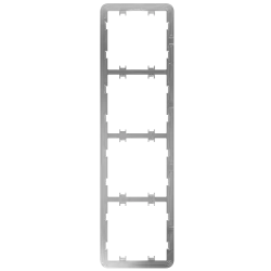 Marco vertical para cuatro dispositivos - Compatible con 2 x AJ-SIDEBUTTON-...-VERT - Compatible con 2 x AJ-CENTERBUT...