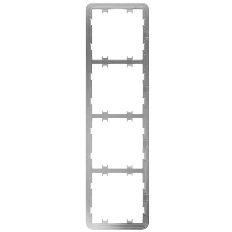 Marco vertical para cuatro dispositivos - Compatible con 2 x AJ-SIDEBUTTON-...-VERT - Compatible con 2 x AJ-CENTERBUT...