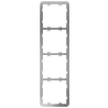 Marco vertical para cuatro dispositivos - Compatible con 2 x AJ-SIDEBUTTON-...-VERT - Compatible con 2 x AJ-CENTERBUT...