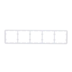 Marco para cinco dispositivos - Compatible con 2 x AJ-SIDEBUTTON - Compatible con 3 x AJ-CENTERBUTTON - Ajax - LightS...