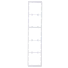 Marco vertical para cinco dispositivos - Compatible con 2 x AJ-SIDEBUTTON-...-VERT - Compatible con 3 x AJ-CENTERBUTT...