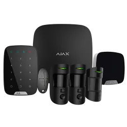 Kit de alarma profesional - Certificado Grado 2 - Comunicación Ethernet /dual SIM 4G - Inalámbrico 868 MHz Jeweller y...