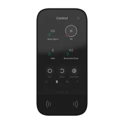Teclado con pantalla IPS táctil y lector RFID - Armado/desarmado total o por grupos - Control de los escenarios de au...