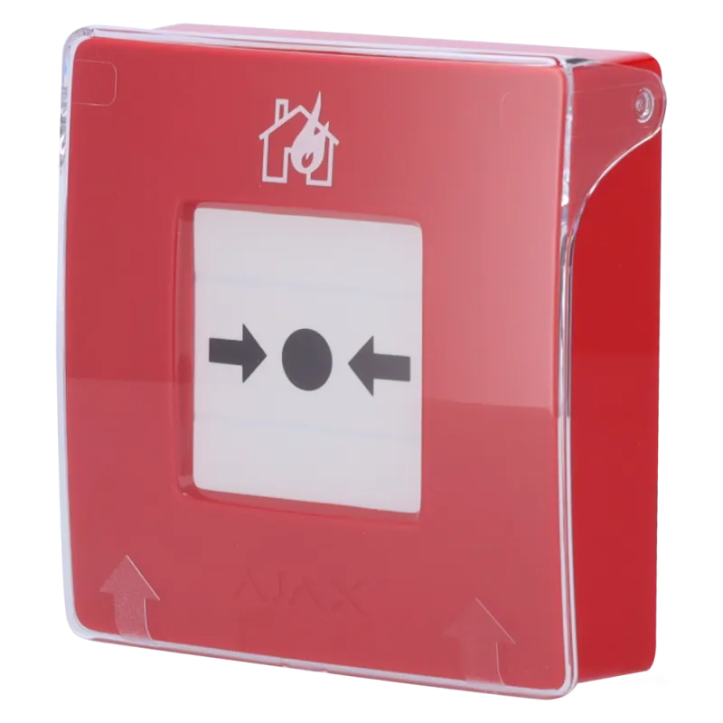 Botón manual de alarma de incendio rojo - Certificación EN 54-11:2001/A1:2005 - Botón alarma incendio o activador de ...