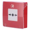 Botón manual de alarma de incendio rojo - Certificación EN 54-11:2001/A1:2005 - Botón alarma incendio o activador de ...