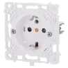 Enchufe básico tipo F - Alimentación 250 V AC 50/60 Hz - Hasta 3.6 kW (carga resistiva a 250 V) - Protección contra p...