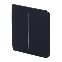 Panel táctil para un interruptor doble de luz - Compatible con AJ-LIGHTCORE-2G - Retroiluminación LED - Panel táctil ...
