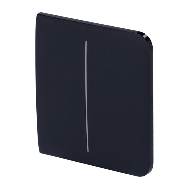 Panel táctil para un interruptor doble de luz - Compatible con AJ-LIGHTCORE-2G - Retroiluminación LED - Panel táctil ...