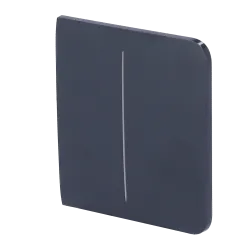 Panel táctil para interruptor de luz doble - Compatible con AJ-LIGHTCORE-2G - Retroiluminación LED - Panel táctil lat...