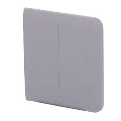 Panel táctil para interruptor de luz doble - Compatible con AJ-LIGHTCORE-2G - Retroiluminación LED - Panel táctil lat...