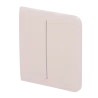 Panel táctil para interruptor de luz doble - Compatible con AJ-LIGHTCORE-2G - Retroiluminación LED - Panel táctil lat...
