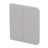 Panel táctil para interruptor de luz doble - Compatible con AJ-LIGHTCORE-2G - Retroiluminación LED - Panel táctil lat...
