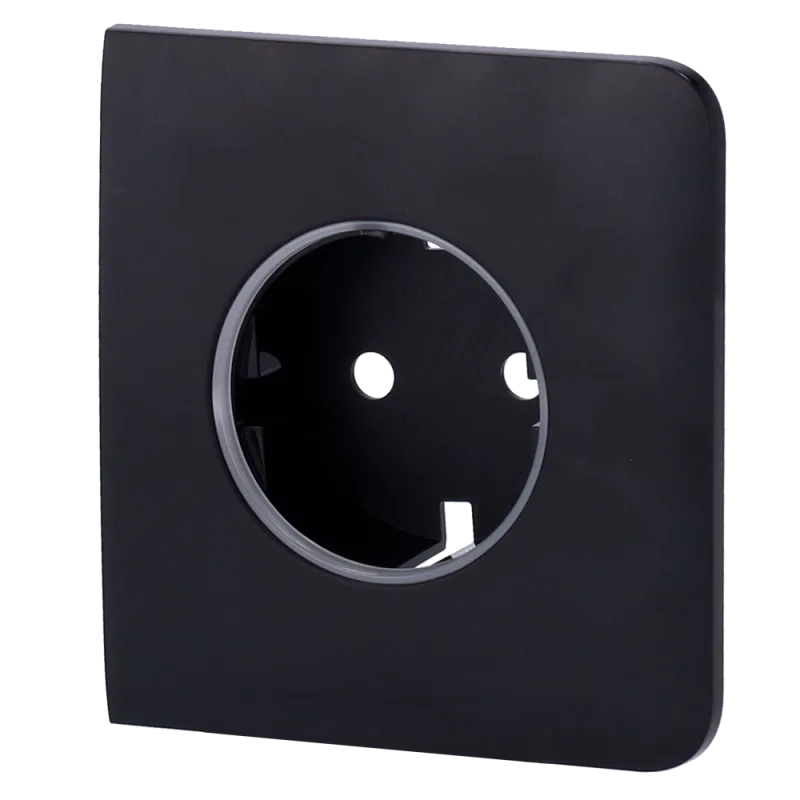Tapa lateral para enchufe básico tipo F - Compatible con AJ-OUTLETCORE-BASIC - Protección contra polvo, salpicaduras,...