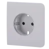 Tapa lateral para enchufe inteligente tipo F - Compatible con AJ-OUTLETCORE-SMART - Indicador LED sobre estado del en...